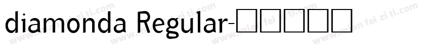 diamonda Regular字体转换